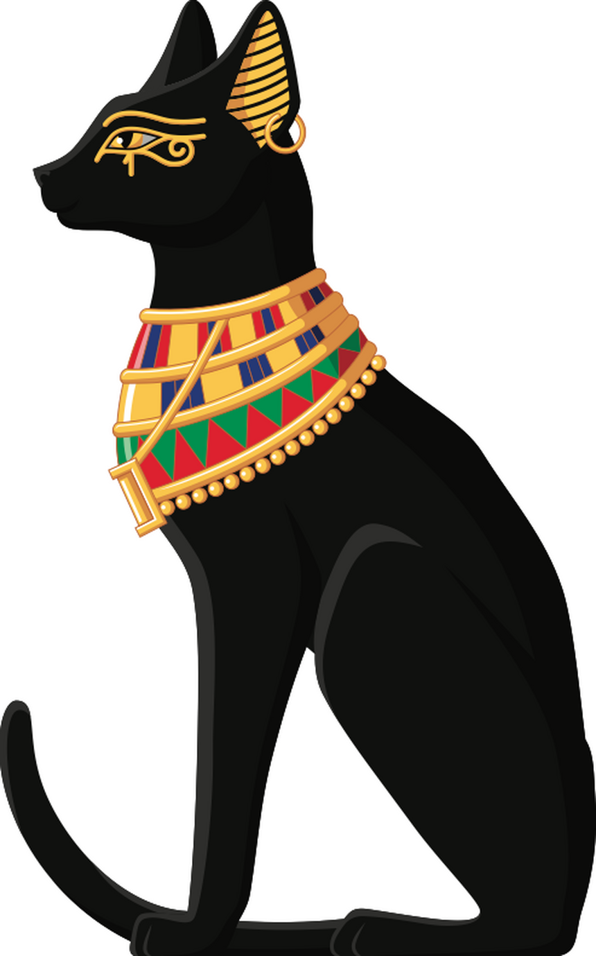 Znalezione obrazy dla zapytania kot w egipcie