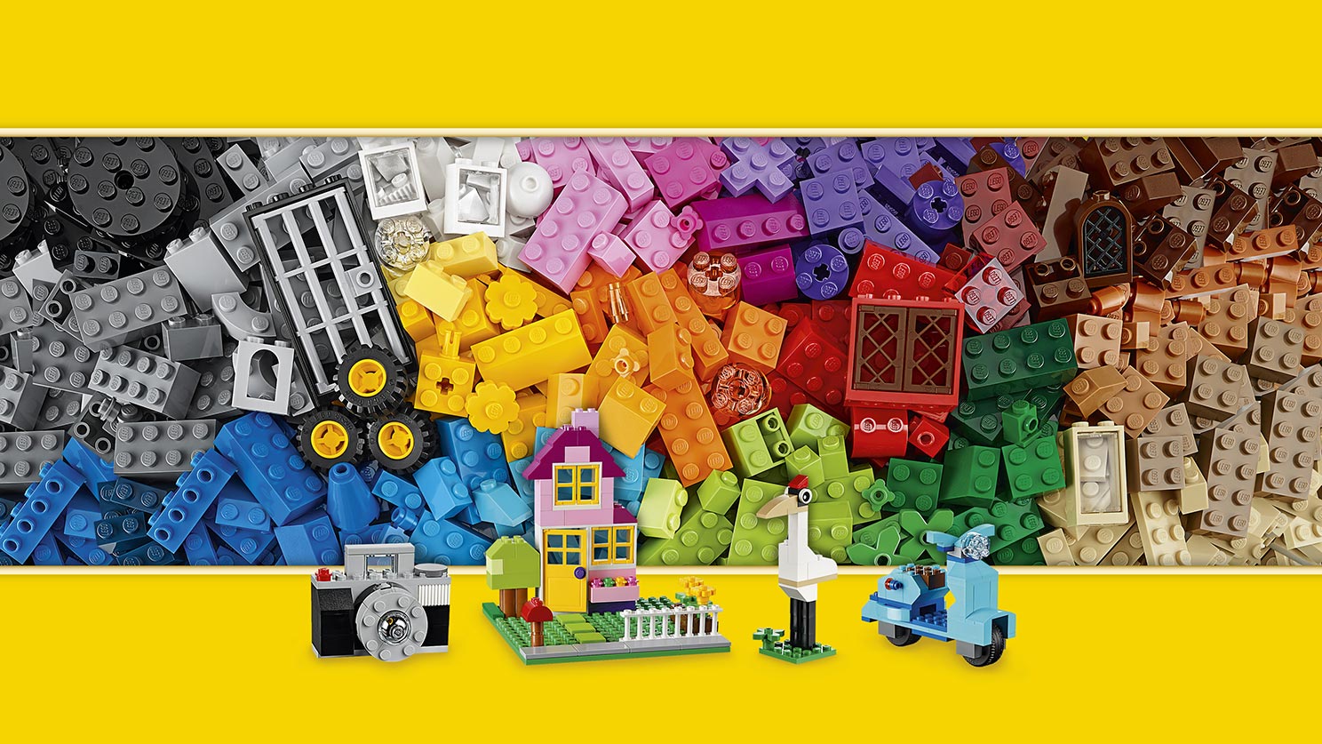 Kreatywne klocki LEGO(R), duże pudełko