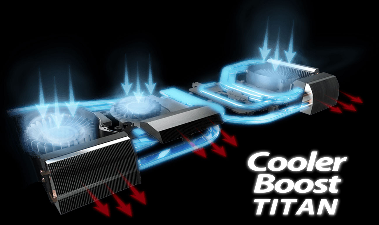 MSI GT83VR 7RF Cooler Boost Titan