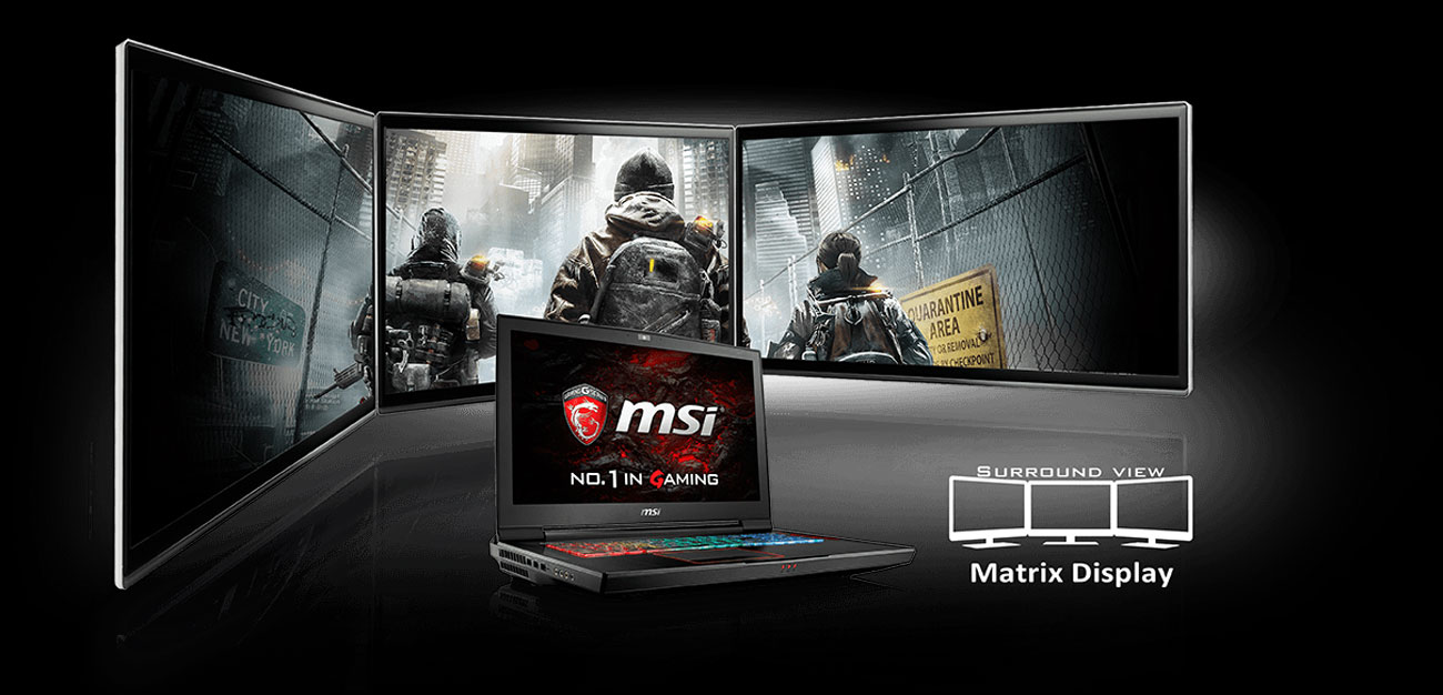 MSI GT83VR 7RF Matrix Display