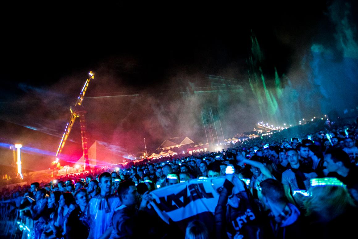 Park rozrywki Energylandia podczas festiwalu Energyland EDM