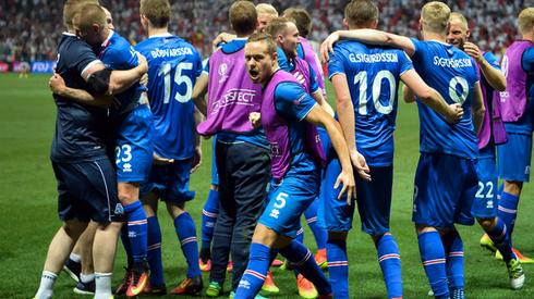 Reprezentacja Islandii (fot. AFP)