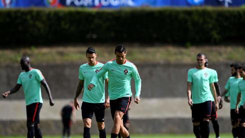 Trening reprezentacji Portugalii (fot. AFP)