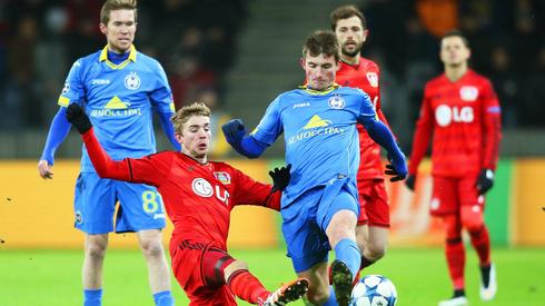 BATE Borysów - Bayer Leverkusen (fot. PAP/EPA)