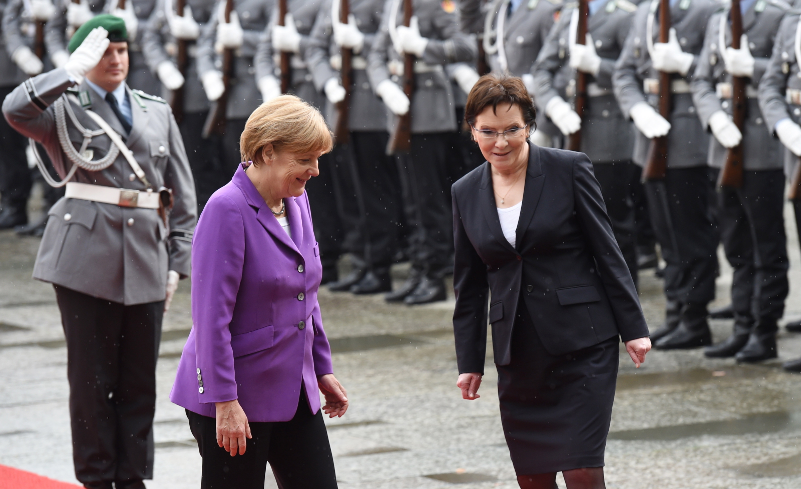Ewa Kopacz, Angela Merkel