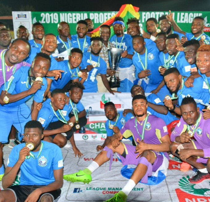 Enyimba win 2019 NPFL title (Twitter/Enyimba)