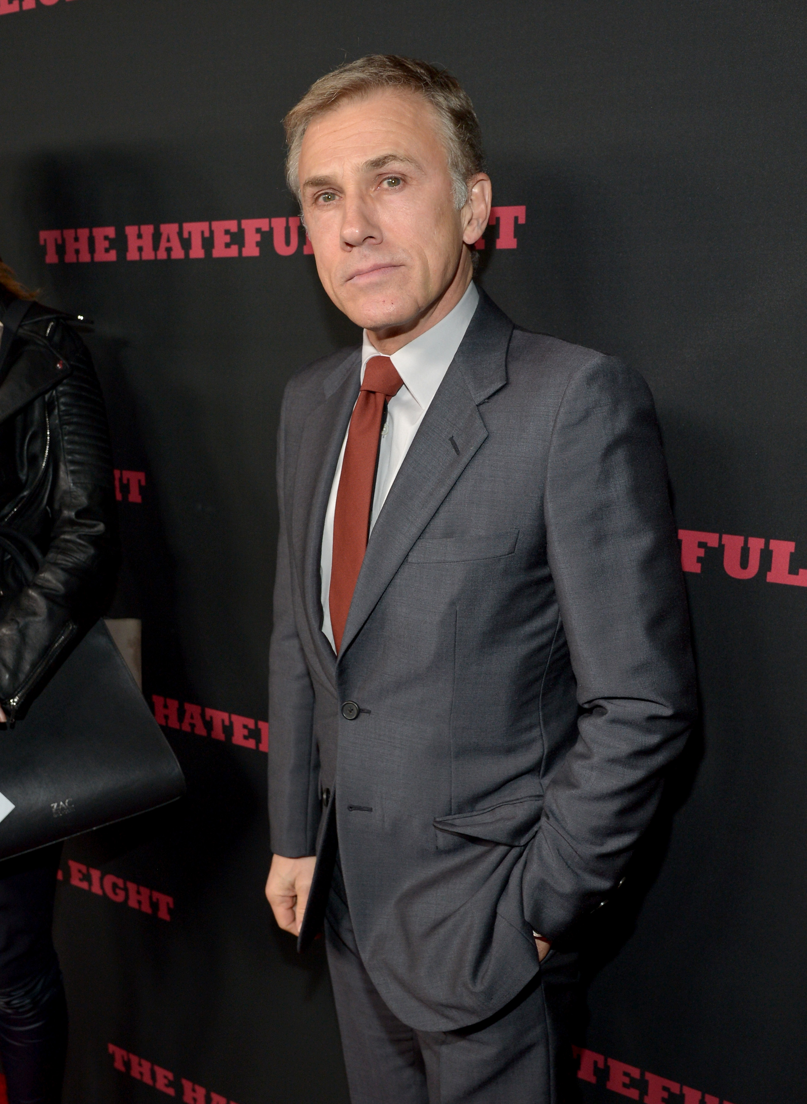 Christoph Waltz na premierze filmu