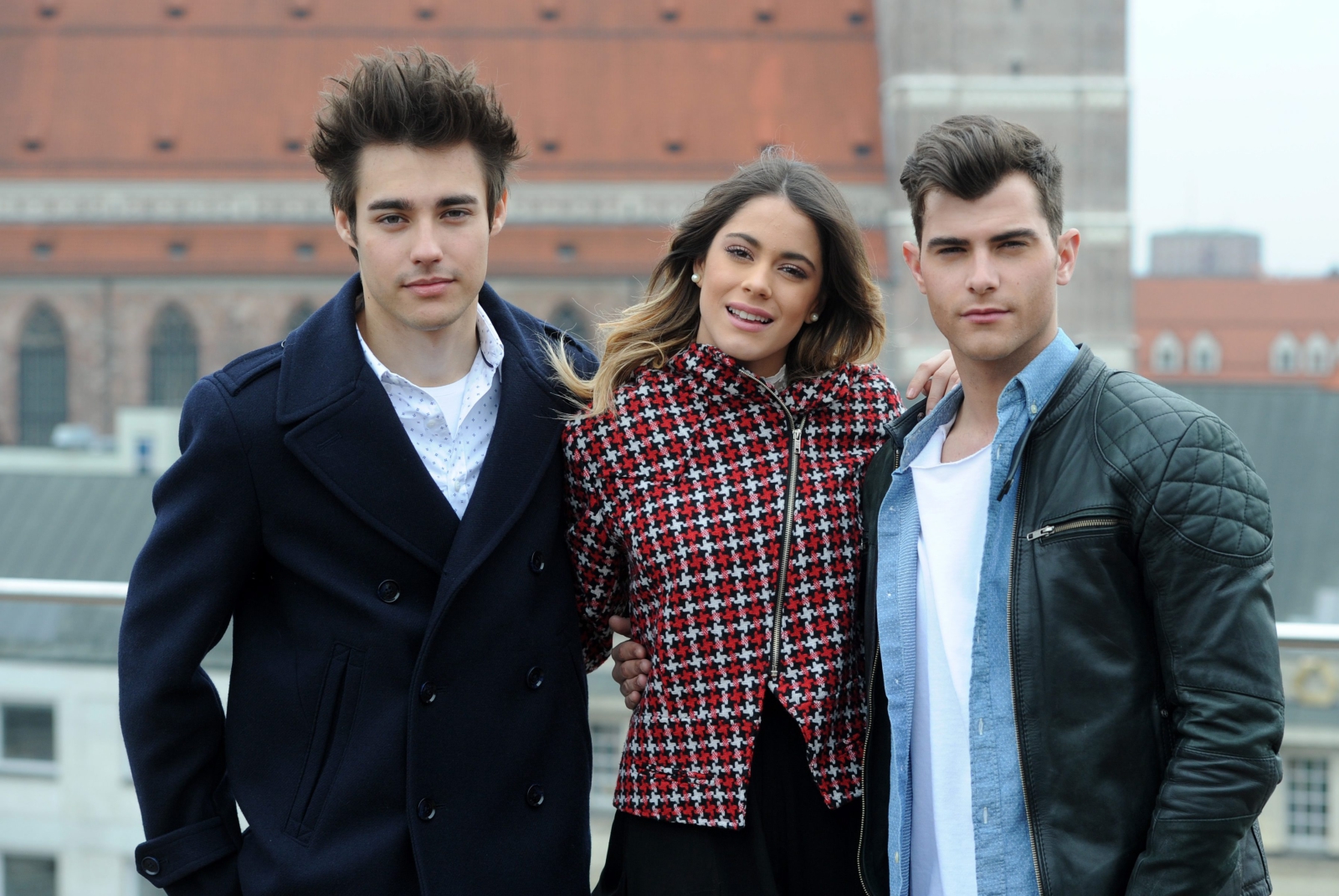 Jorge Blanco (Leon), Martina Stoessel (Violetta) i Diego Dominguez (Diego)