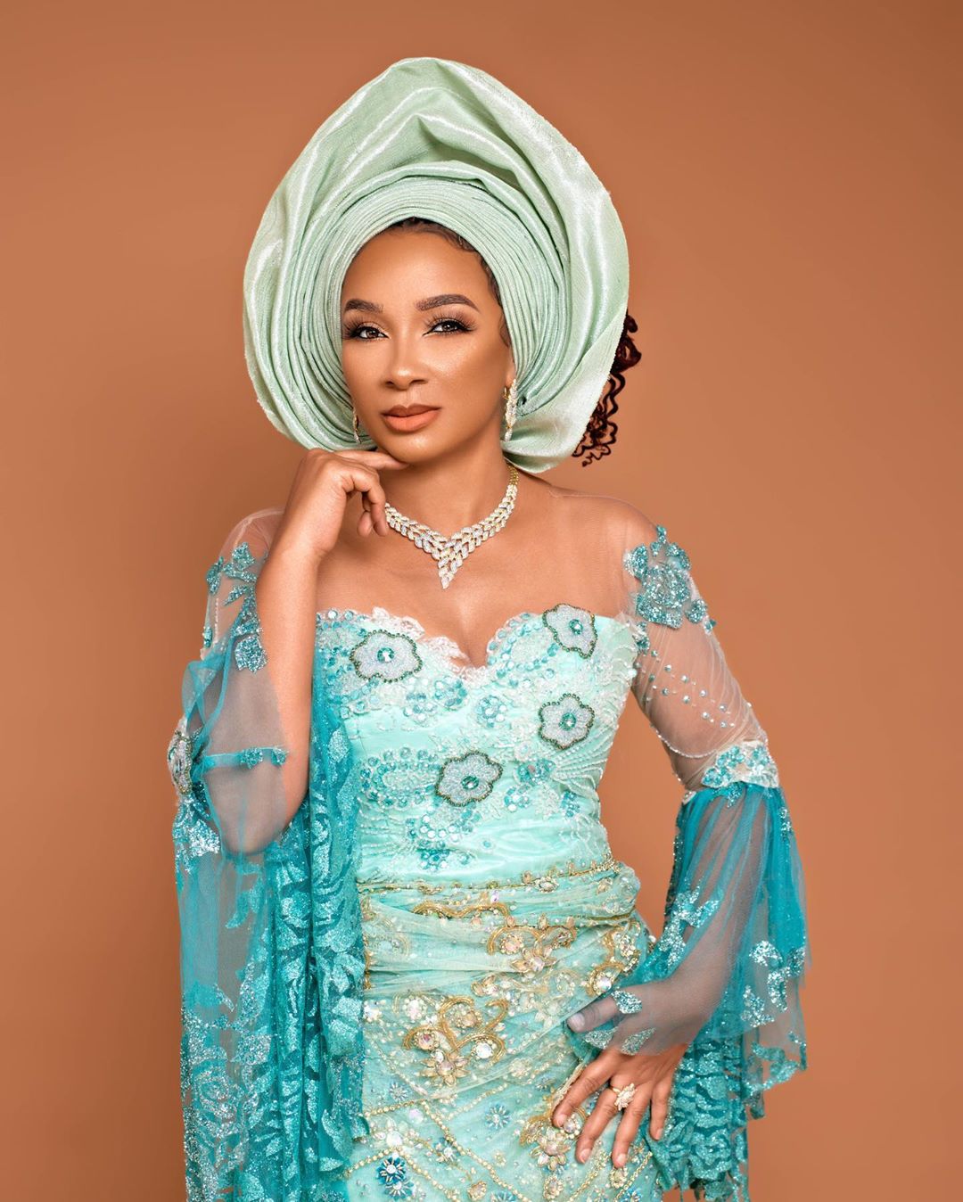 The light-skinned, tall and beautiful lady was the toast of all the major beauty pageantries in the 1990s. [Instagram/IbinaboFiberesima]