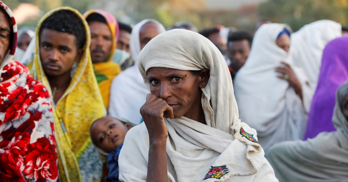 The Ethiopian conflict has reportedly displaced more than two million people according to the United Nations