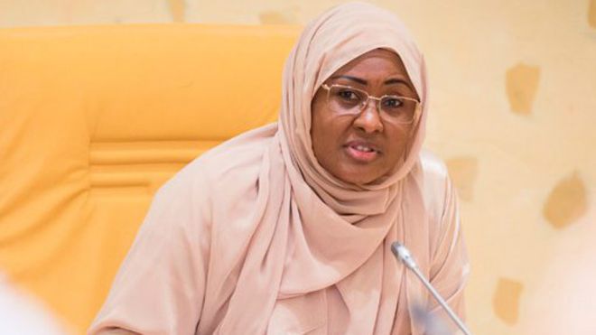 Nigeria First Lady, Aisha Buhari has not been in the country for almost two months. [dailypost]