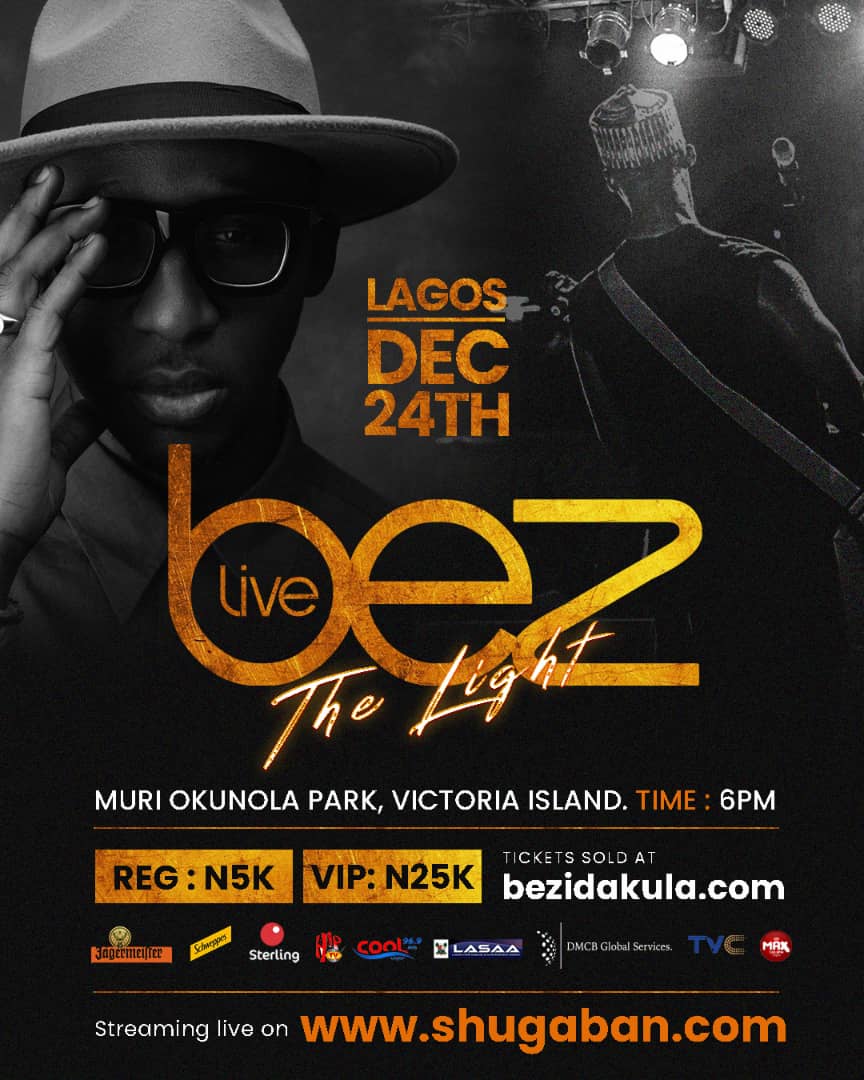 Bez set to thrill fans on Christmas eve at #BezLive2019