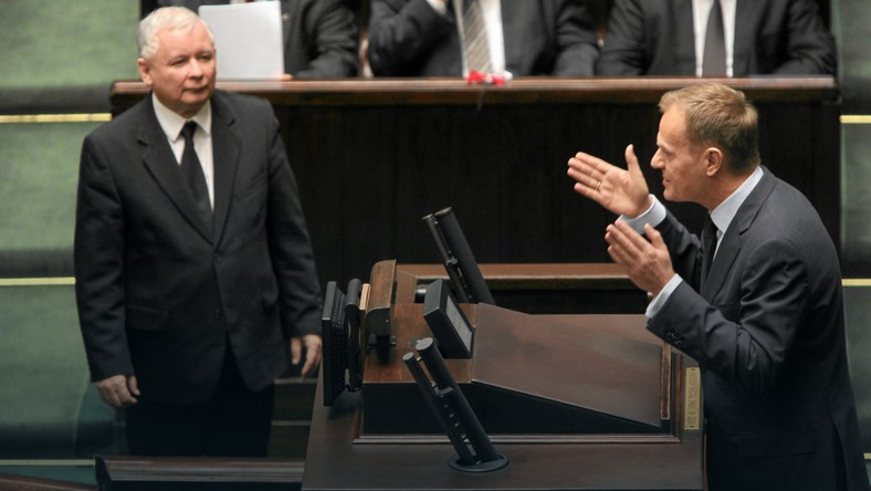 Jarosław Kaczyński i Donald Tusk