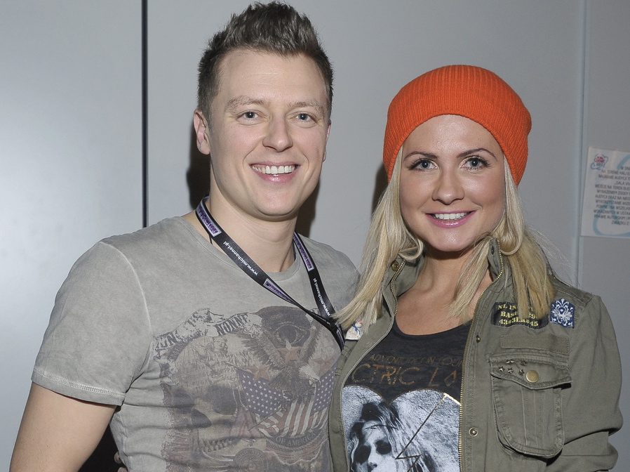 Rafał Brzozowski z partnerką