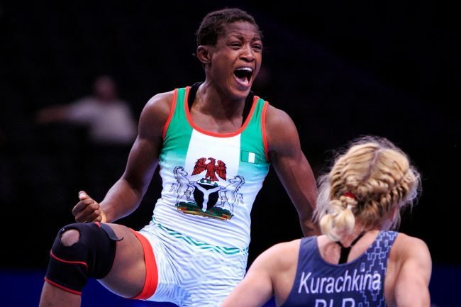 Odunayo Adekuoroye (World Wrestling Championships) 