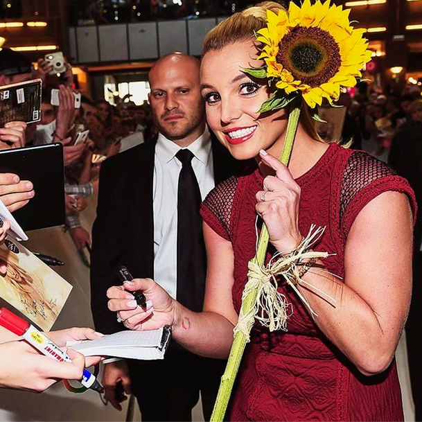 Britney Spears podczas wizyty w Polsce