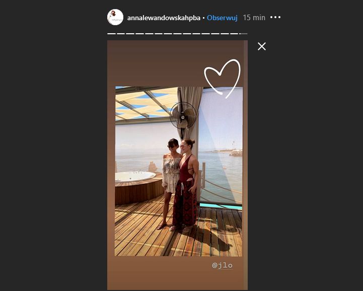 Anna Lewandowska pokazała także, jak świetnie bawiła się na koncercie J Lo