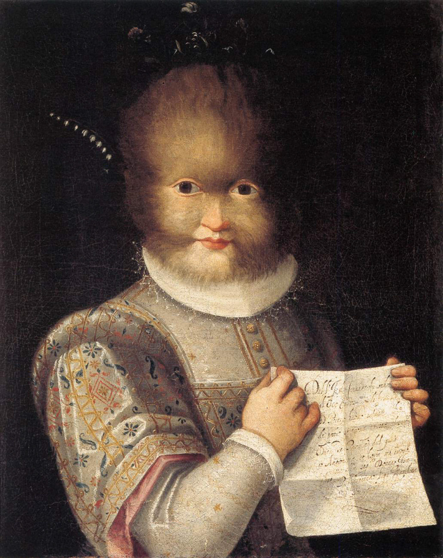 Portret Antonietty González” (1595) pędzla Lavinii Fontany, Château de Blois