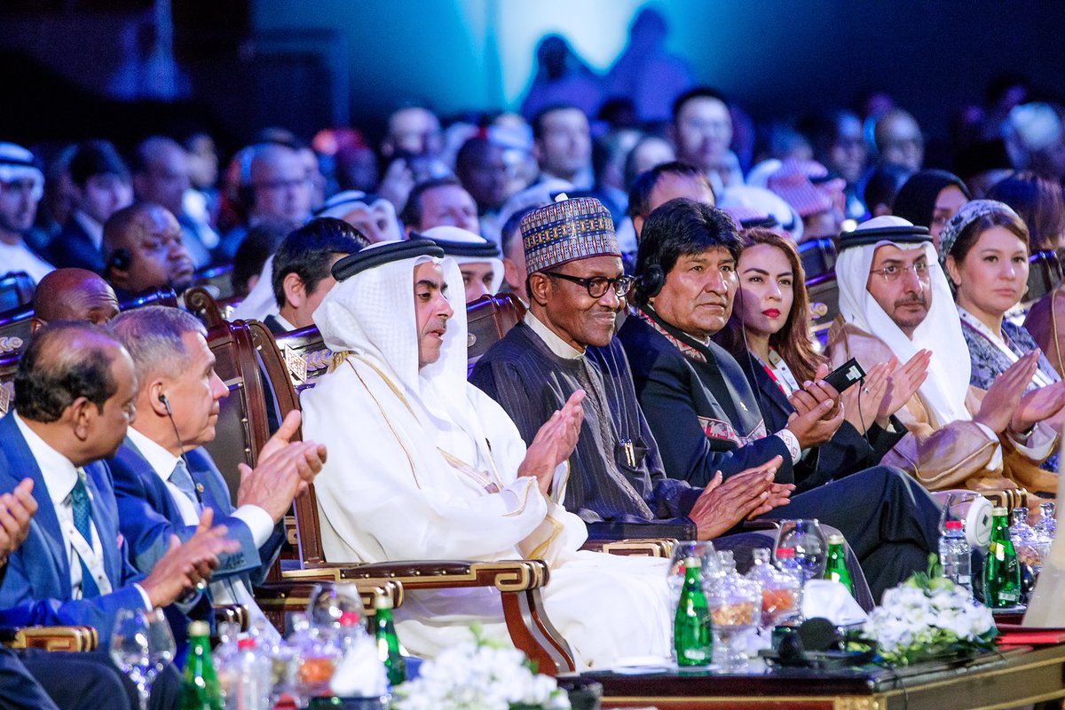 President Buhari delivered the Keynote Address at the Annual Investment Meeting AIM2019 in Dubai 1