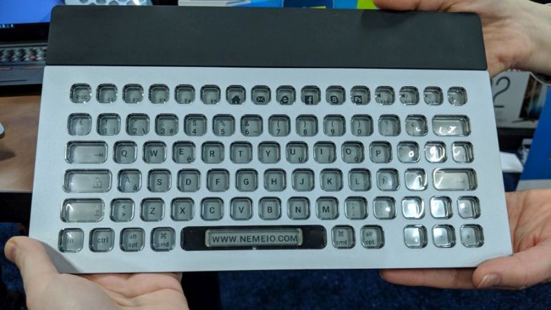 Nová klávesnica má klávesy z elektronického papiera, je plne nastaviteľná