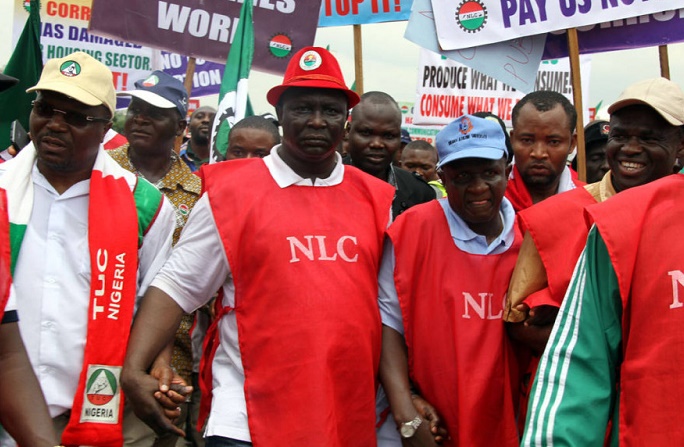 Nigeria Labour Congress and Trade Union Congress insist on planned strike on Monday despite court order (Punch)