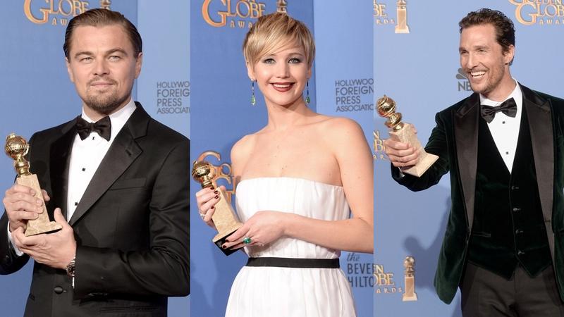 Leonardo DiCaprio, Jennifer Lawrence, Matthew McConaughey