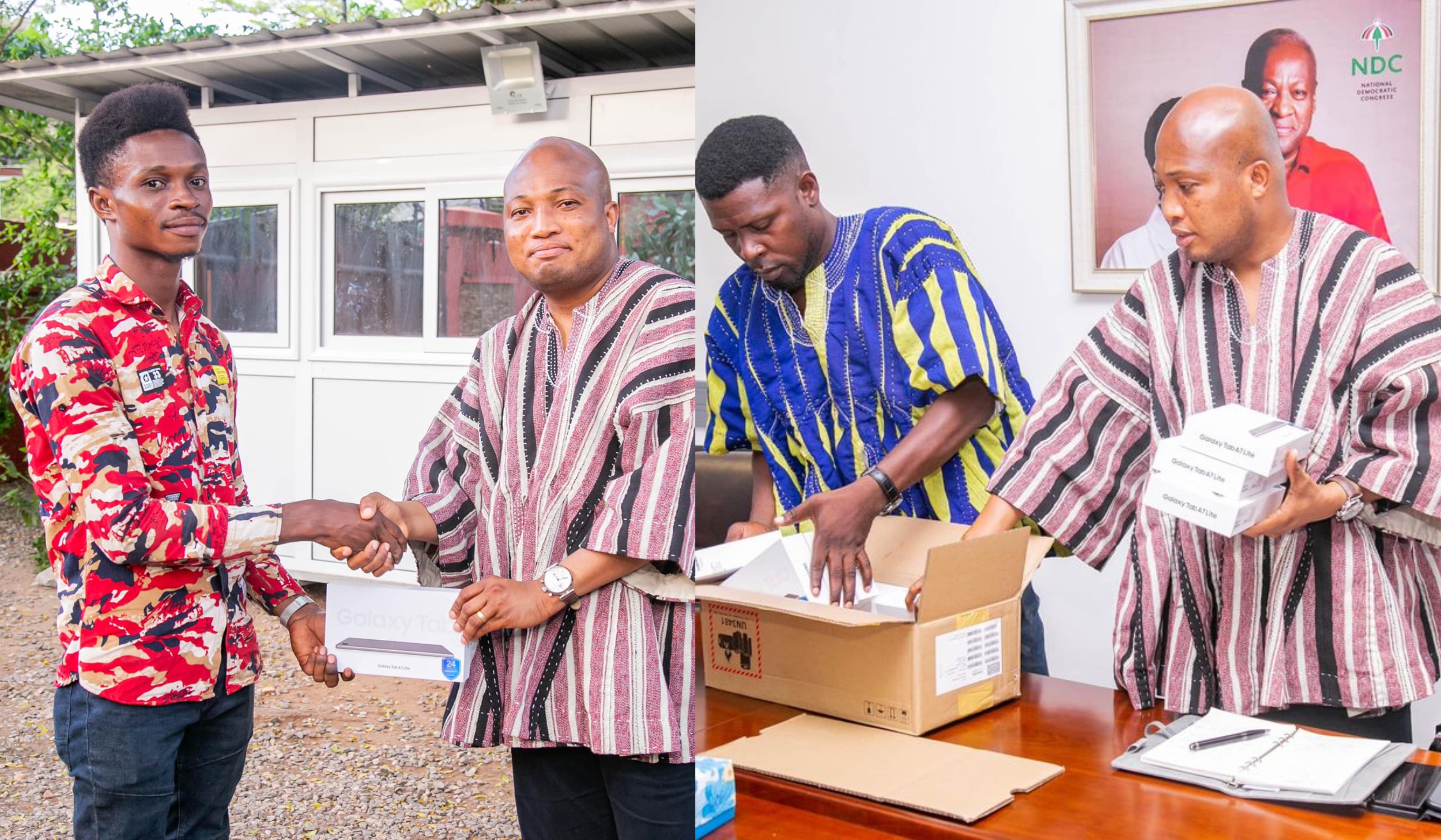 Ablakwa gives Samsung Galaxy Tablets to teachers in his constituency