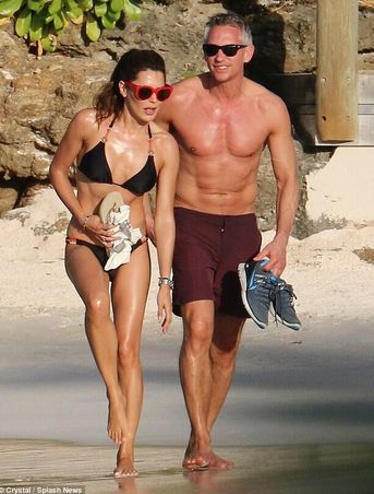 Gary Lineker z żoną Danielle