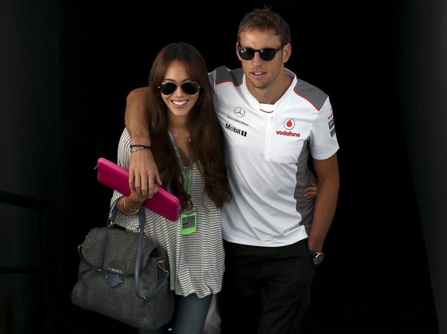 Jessica Michibata i Jenson Button