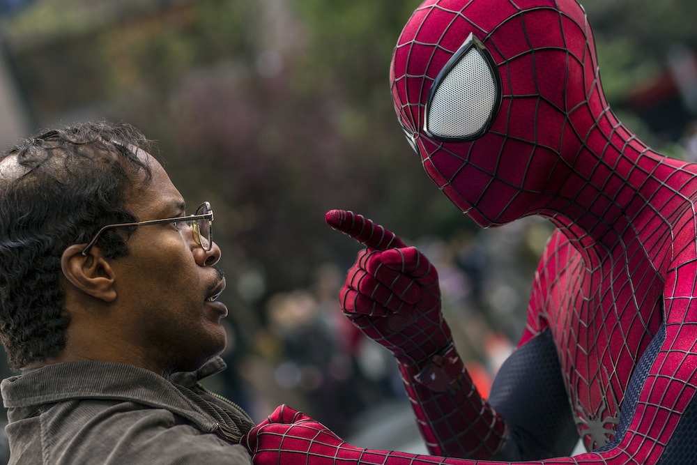 Jamie Foxx i Andrew Garfield w filmie