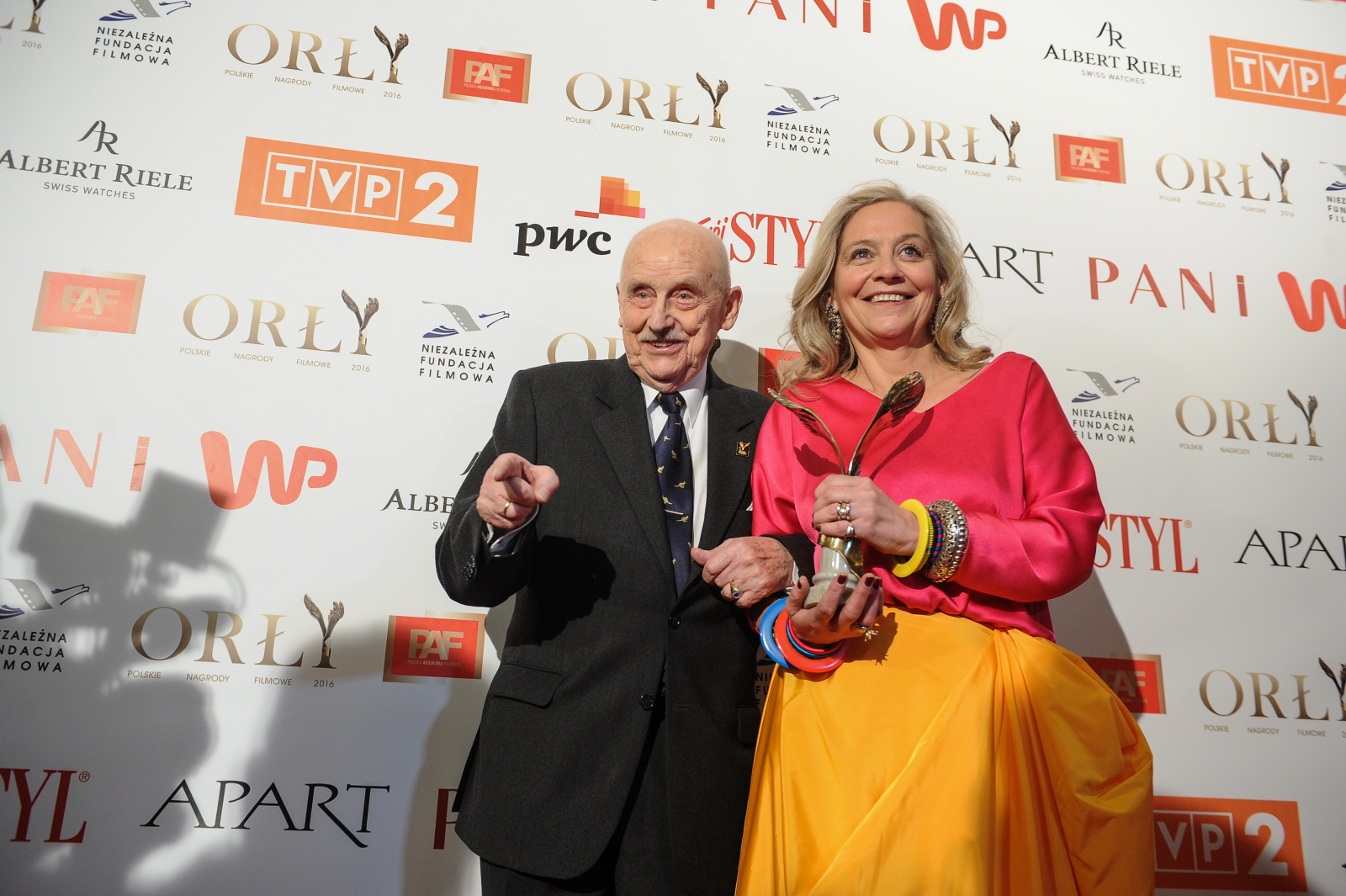 Laureaci Orłów 2016: Andrzej Szenajch i Dorota Roqueplo