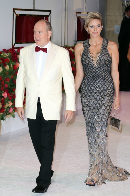 Księżna Charlene i książę Albert II