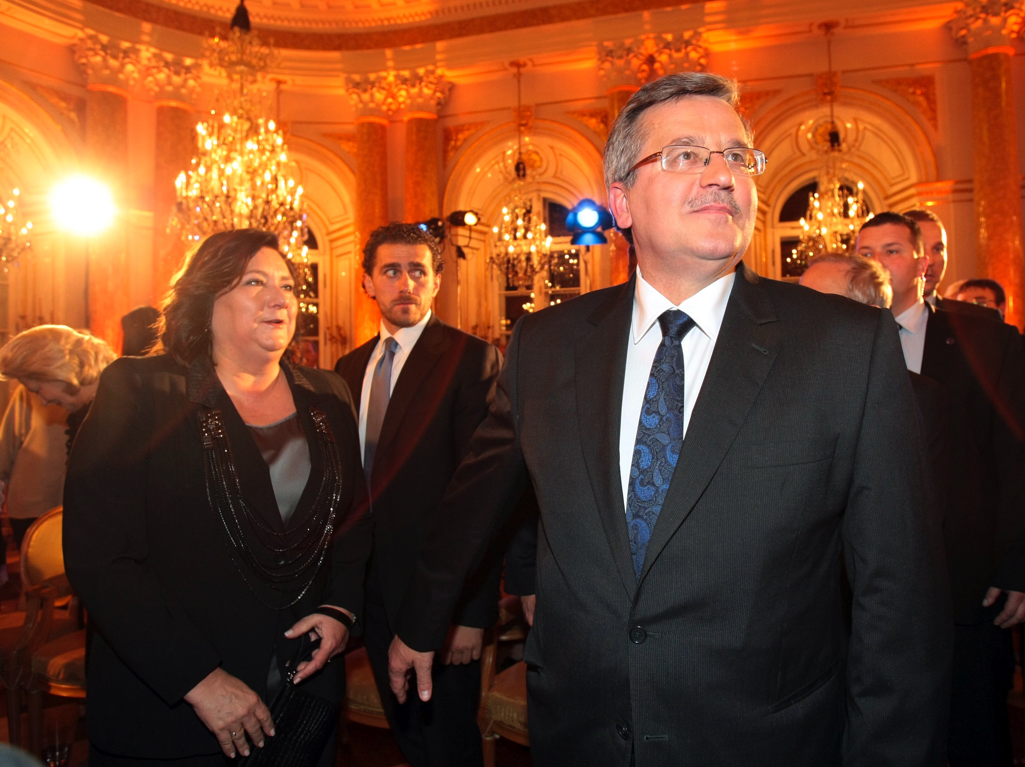 Prezydent Bronisław Komorowski z małżonką