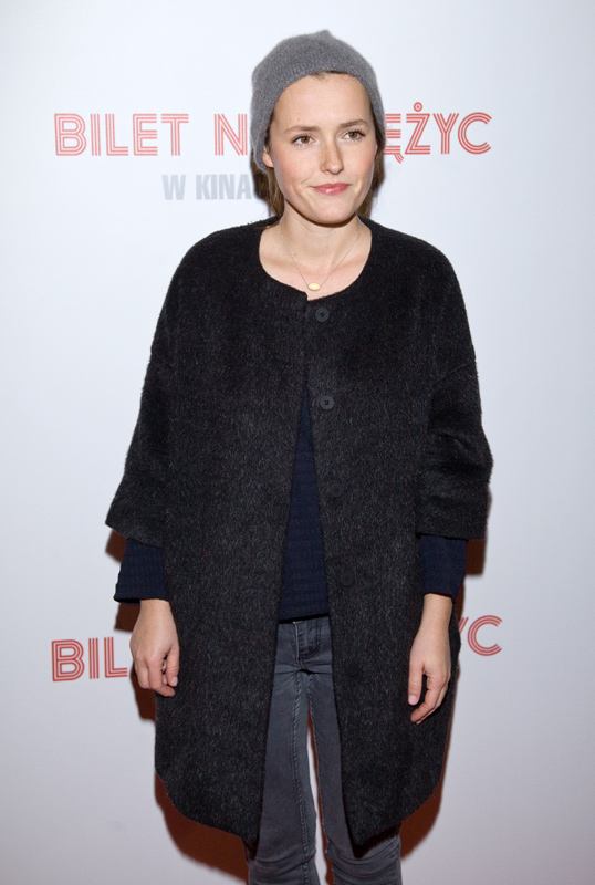 Olga Frycz na premierze filmu