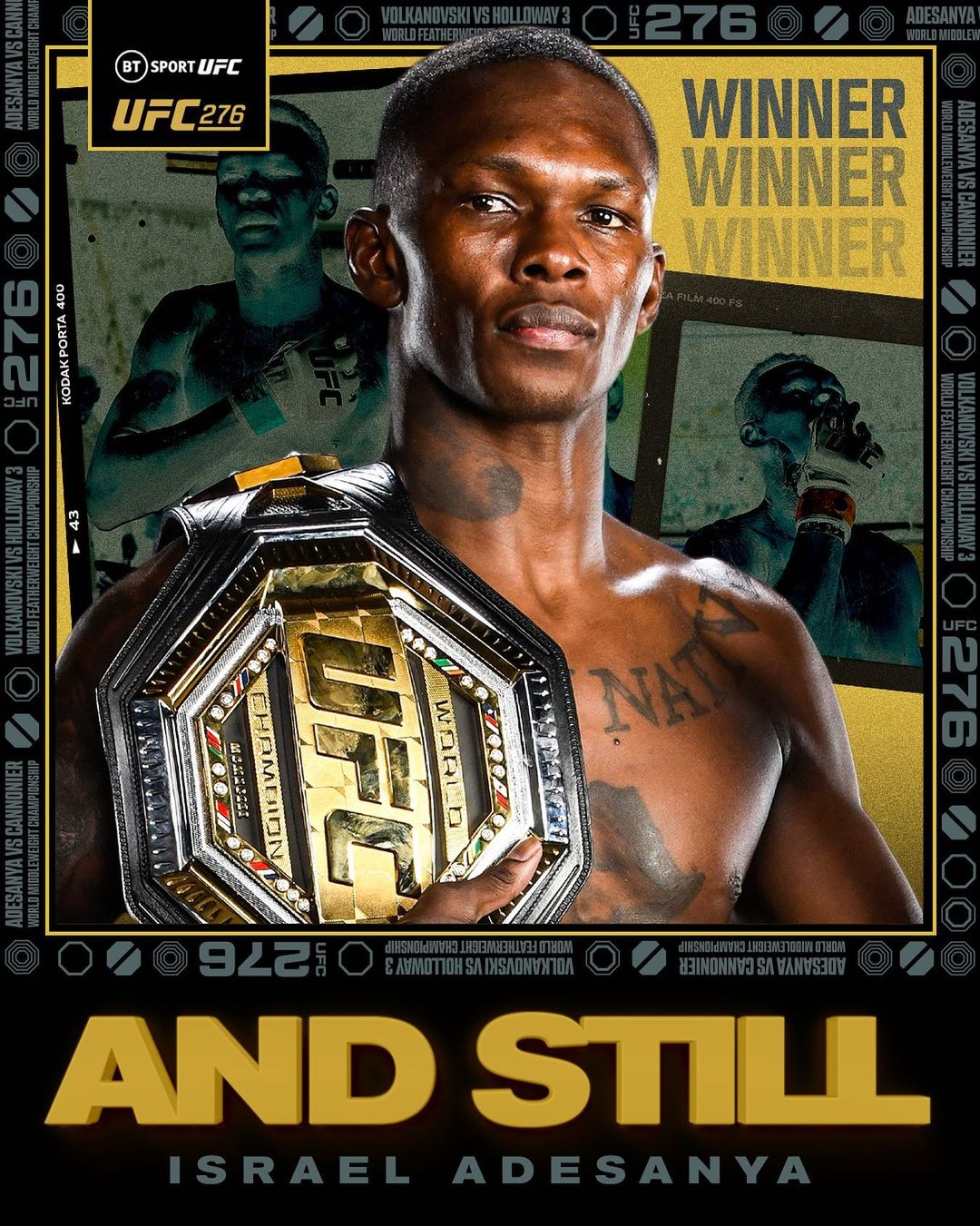 Israel Adesanya survives Drake curse with victory against Jared Cannonier