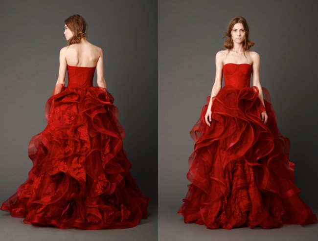 Vera Wang - Spring 2013 - Red Collection
