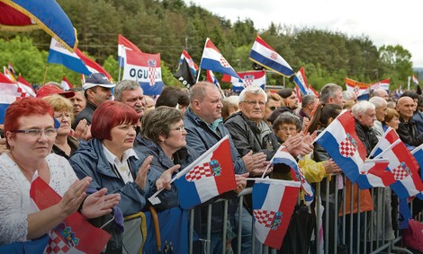 Nastradalim vojnicima iz NDH u Blajburgu poklonio se i vrh Hrvatske