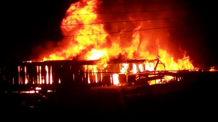 Angry NPP supporters reportedly set party office ablaze