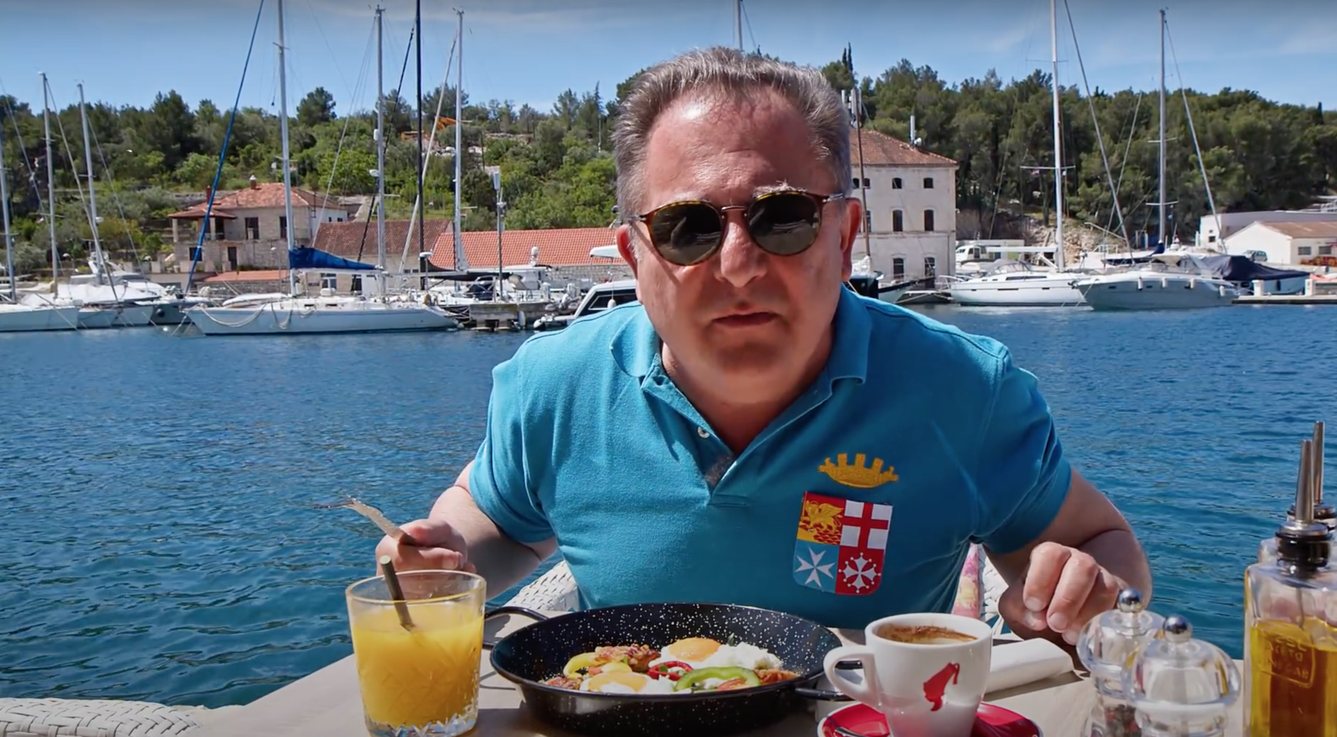 Robert Makłowicz nad obiadem w Dalmacji