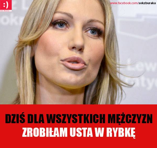 Magdalena Ogórek ma prezent z okazji Dnia Mężczyzn.