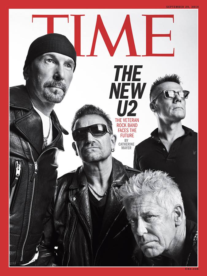 U2 na okładce magazynu