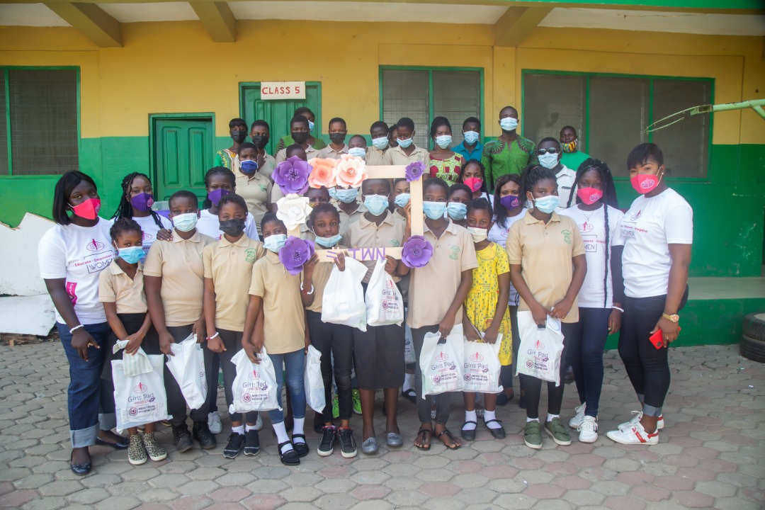 Total Woman Network donates sanitary pads to girls