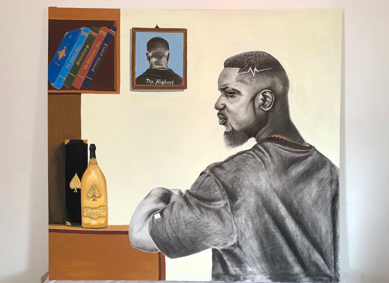 Sarkodie inspires me, I wish he will get this artwork – Artist Prince Mensah