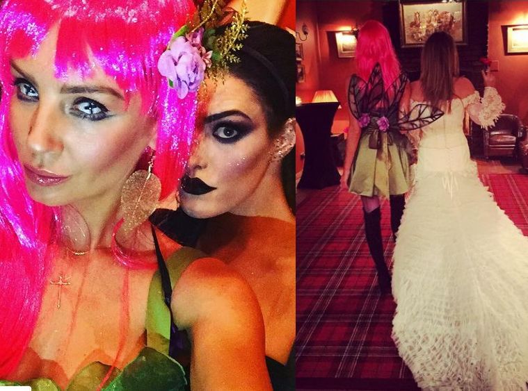 Agnieszka Szulim i Julia Starak włożyły sporo pracy w swoje halloweenowe stroje. Efekt był powalający.