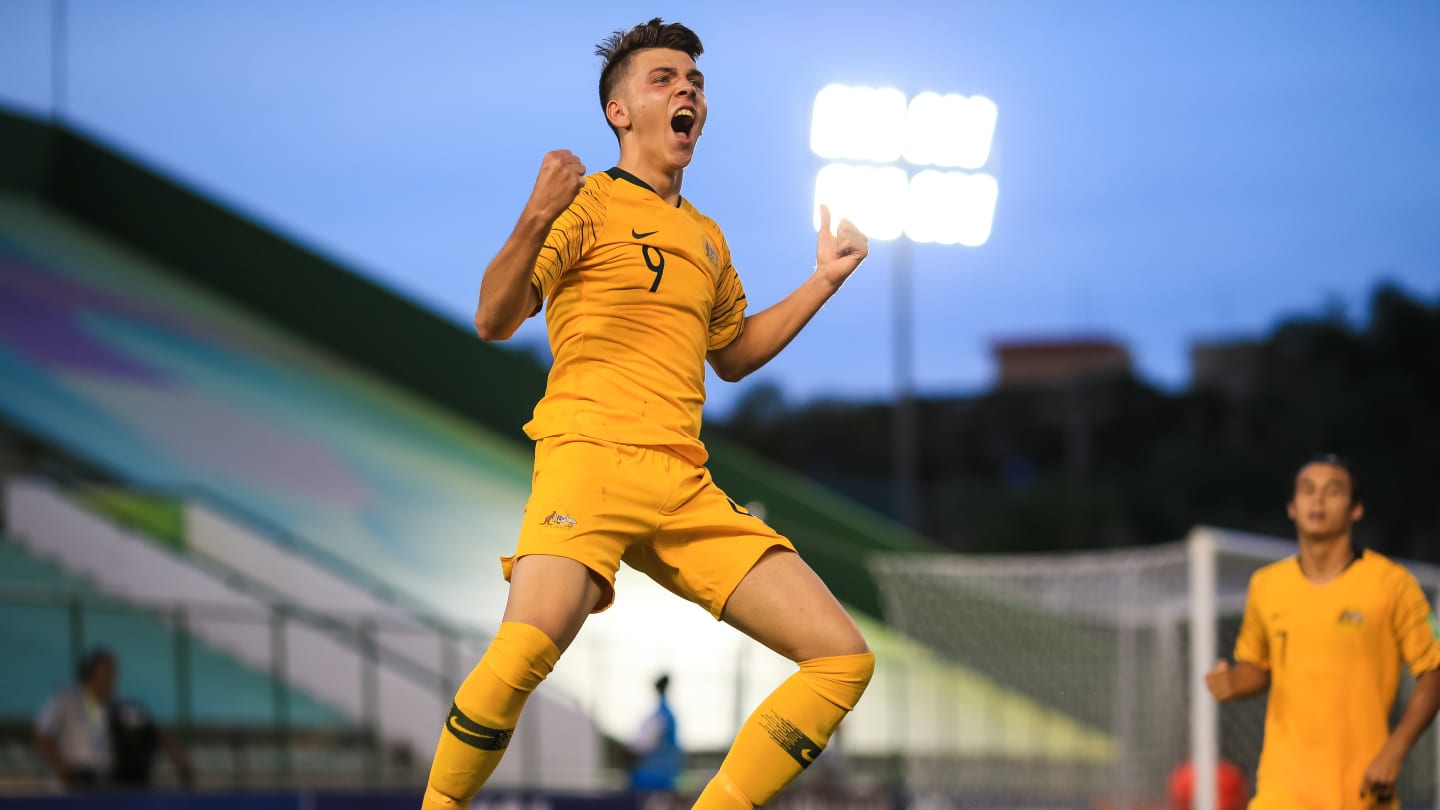 Noah Botic grabbed a brace to give Australia a win over Nigeria (Getty Images)