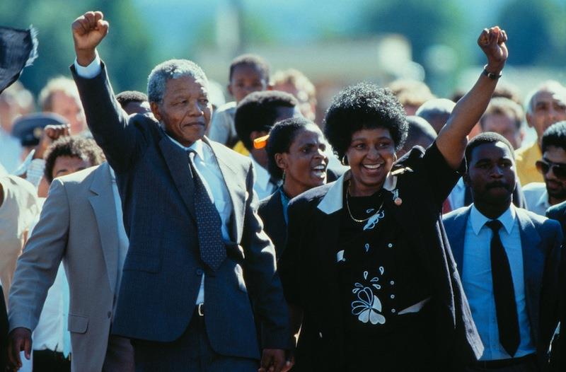 Nelson Mandela z drugą żoną galeria 4