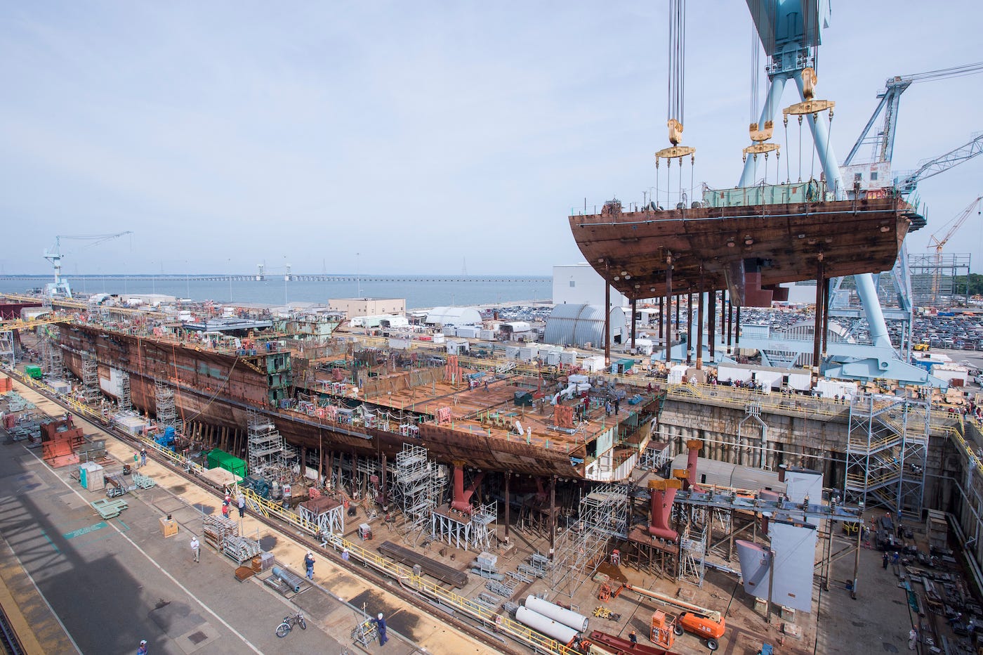 Shipbuilding site. IMAGE SOURCE: Business Insider USA