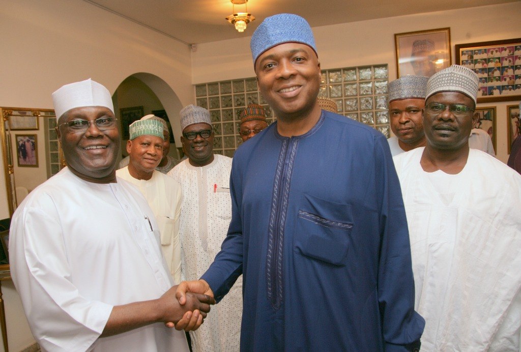 Atiku Abubakar and Dr Bukola Saraki both came from the PDP. One has returned to his old party. 