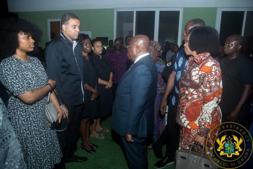 Nana Addo visits Dag Heward-Mills to console him over the death of his son