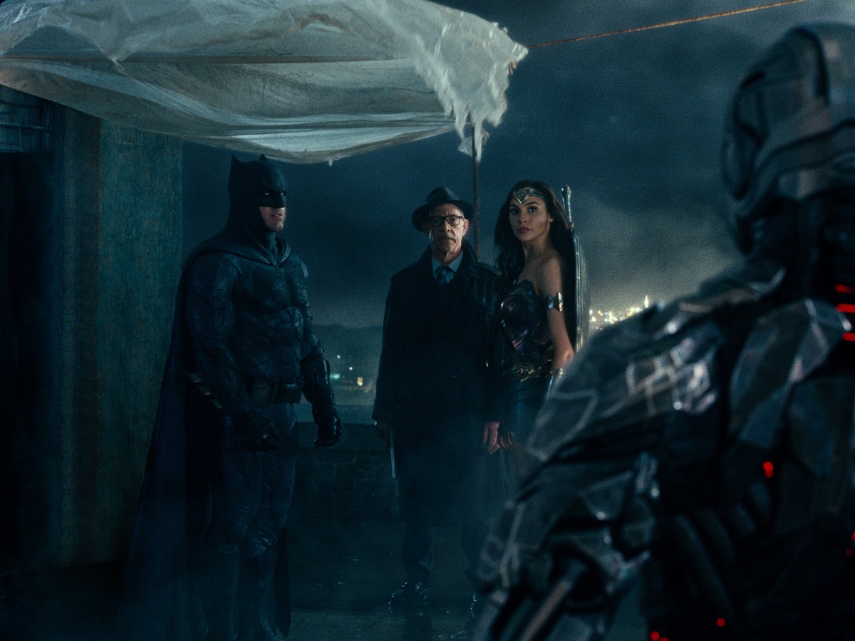 Ben Affleck, J.K.Simmons, Gal Gadot w filmie